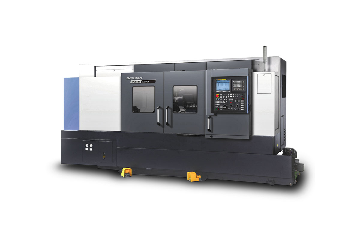 Doosan Puma 3100LY CNC live tooling lathe